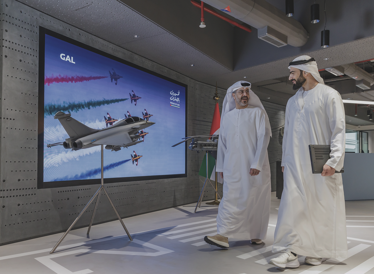 Emirati aerospace specialists developing practical aviation expertise